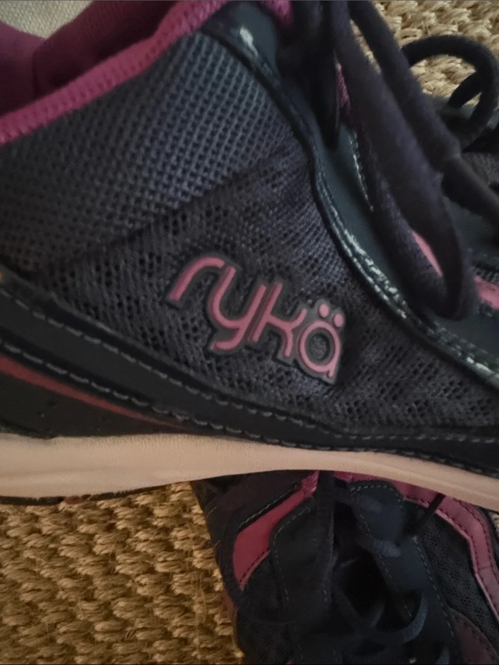 Ryka Navy and Magenta Athletic Sneakers for Women